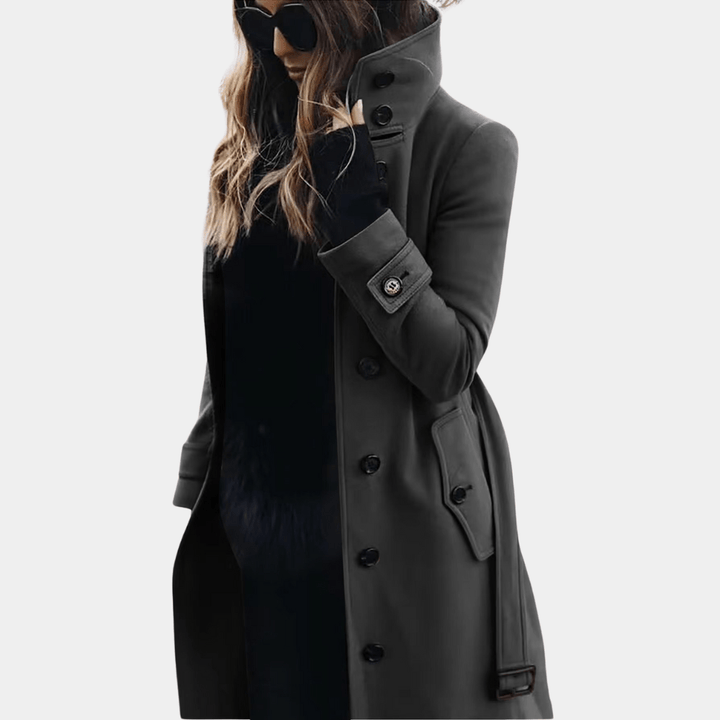 Yuna | Women’s Long Trench Coat | Winter