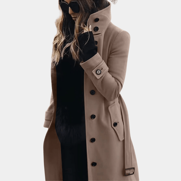 Yuna | Women’s Long Trench Coat | Winter